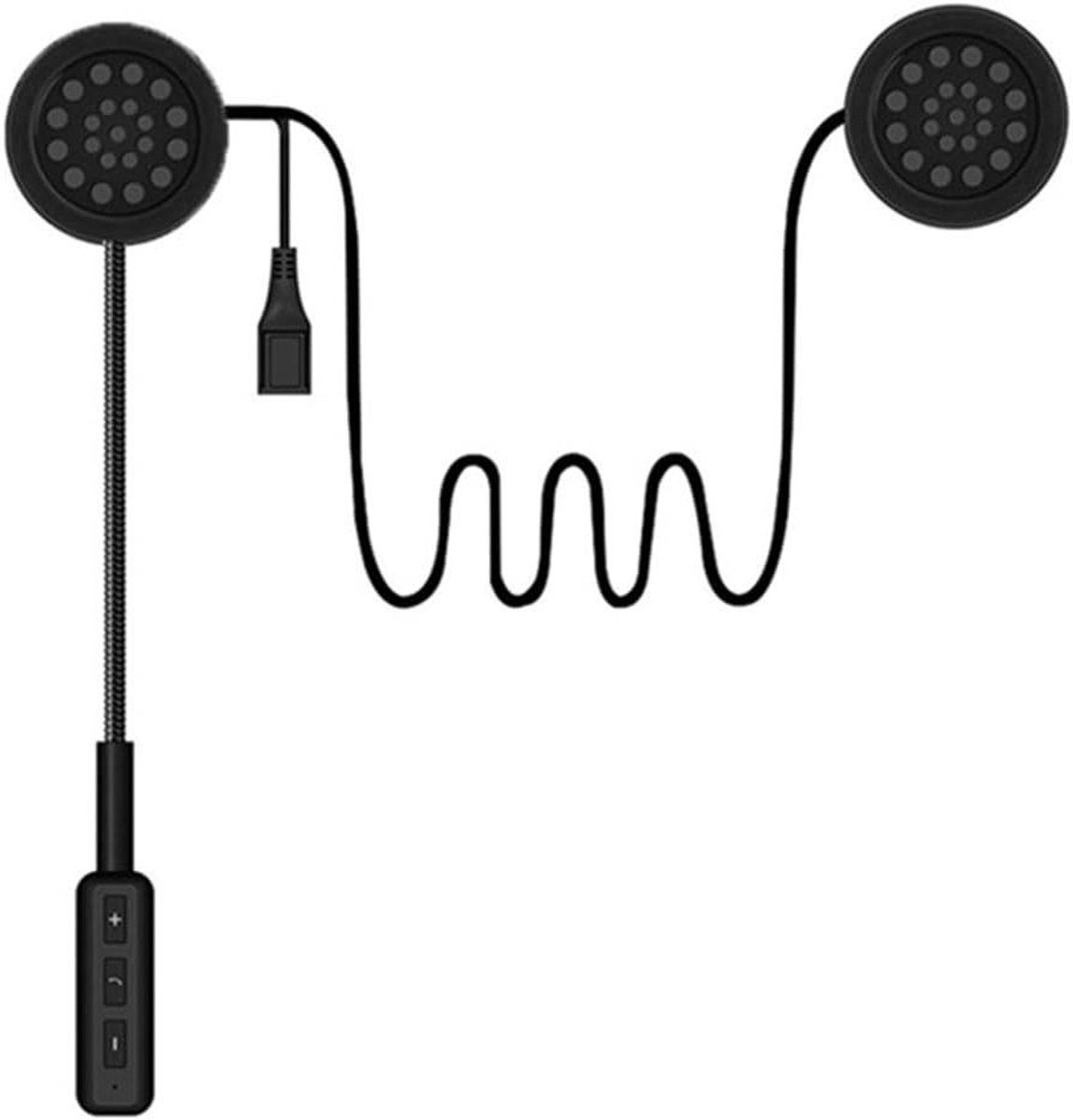 Motorhelm Headset - Communicatie Systeem - Veilig Rijden - Bluetooth V5.0 - 10 Meter - Zwart