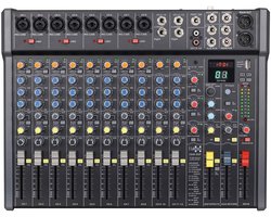 E-Lektron C848-DSP 16 kanaals mengpaneel - Met USB interface, DSP effecten en Bluetooth