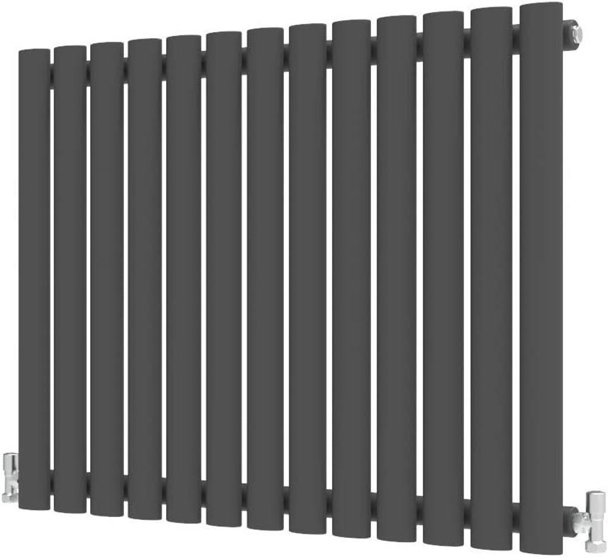 Design Radiator - Paneelradiator Verwarming - Ruimte Verwarmen - 1.5mm Staal - 600x767mm - Antraciet