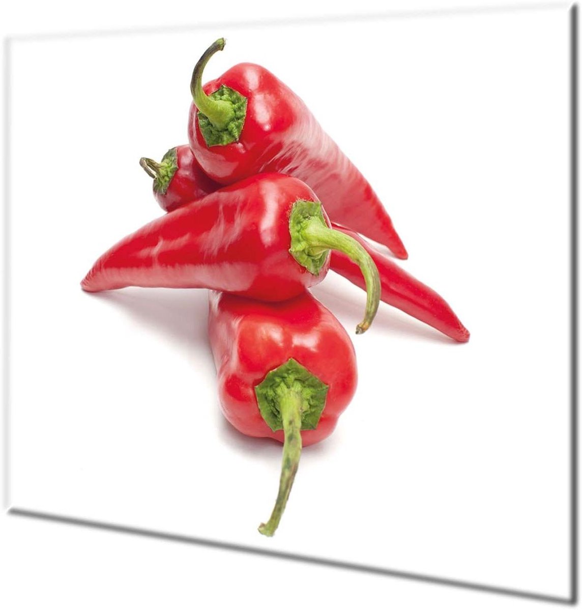 Kookplaat Deksel - Snijplank Glas - Keuken Werkruimte - Krasbestendig Gehard Glas - 60x52 cm - Transparant