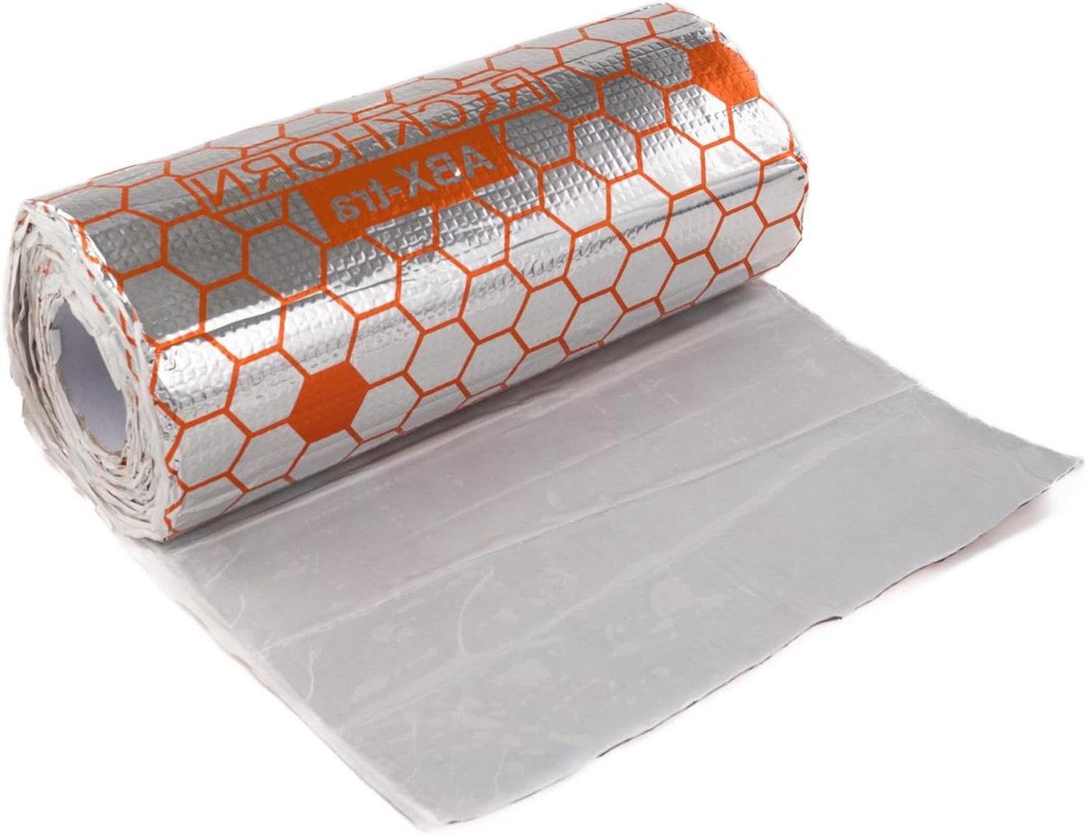 Isolatiemateriaal - Dempingsfolie - Geluidsisolatie Auto - Sterke Kleefkracht - 2 m² - Zilver
