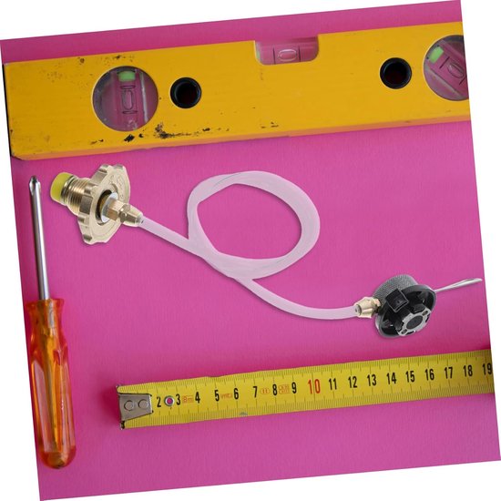 Gastank Adapter - Gasbus Verbinding - Buiten Koken - Efficiënte Overdracht - 70 cm - Multicolor — afbeelding 3
