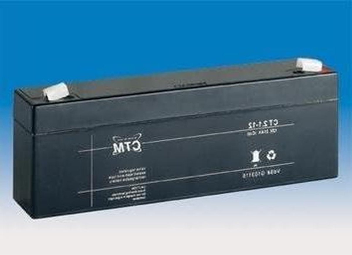 Accu - Batterij - Apparaten Voeden - Loodzuur Technologie - 12V 2.1Ah - Zwart