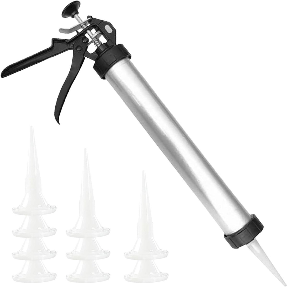 Kit Kit Lijmkit - Kitpistool Lijmpistool - Afwerkingen Aanbrengen - Roestvrijstalen Cilinder - 600ml 20oz - Niet gespecificeerd