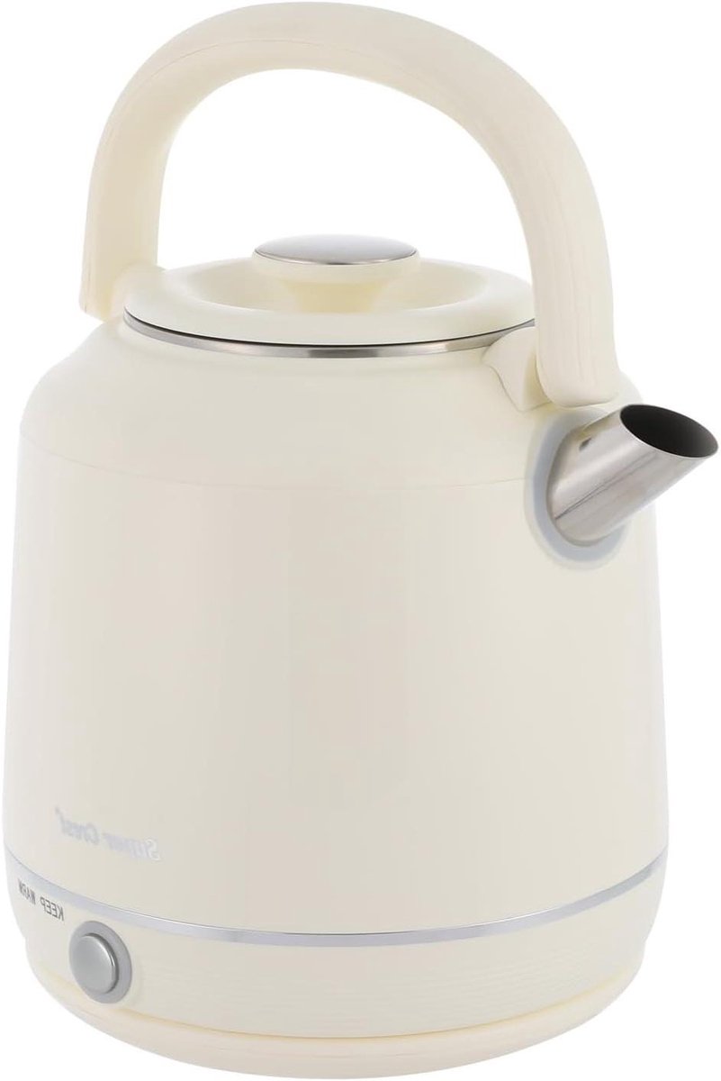 Elektrische Waterkoker - Snelkoker - Warme Dranken Maken - Warmhoudfunctie - 2.5 Liter - Beige