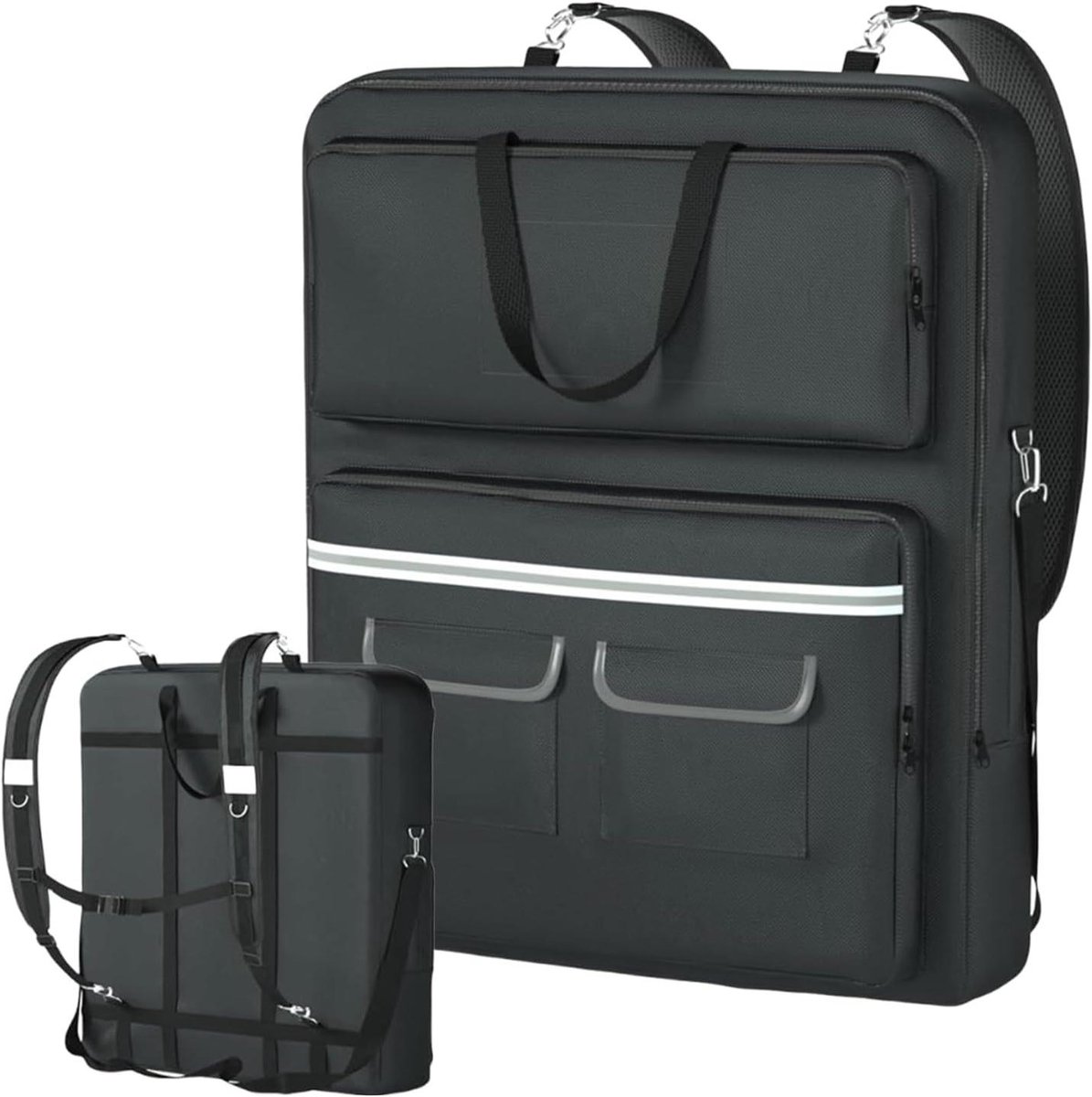 Zonnepaneel Tas - Outdoor Opberger - Veilig Transport - Robuuste Bescherming - 55.88 x 11.94 cm - Zwart
