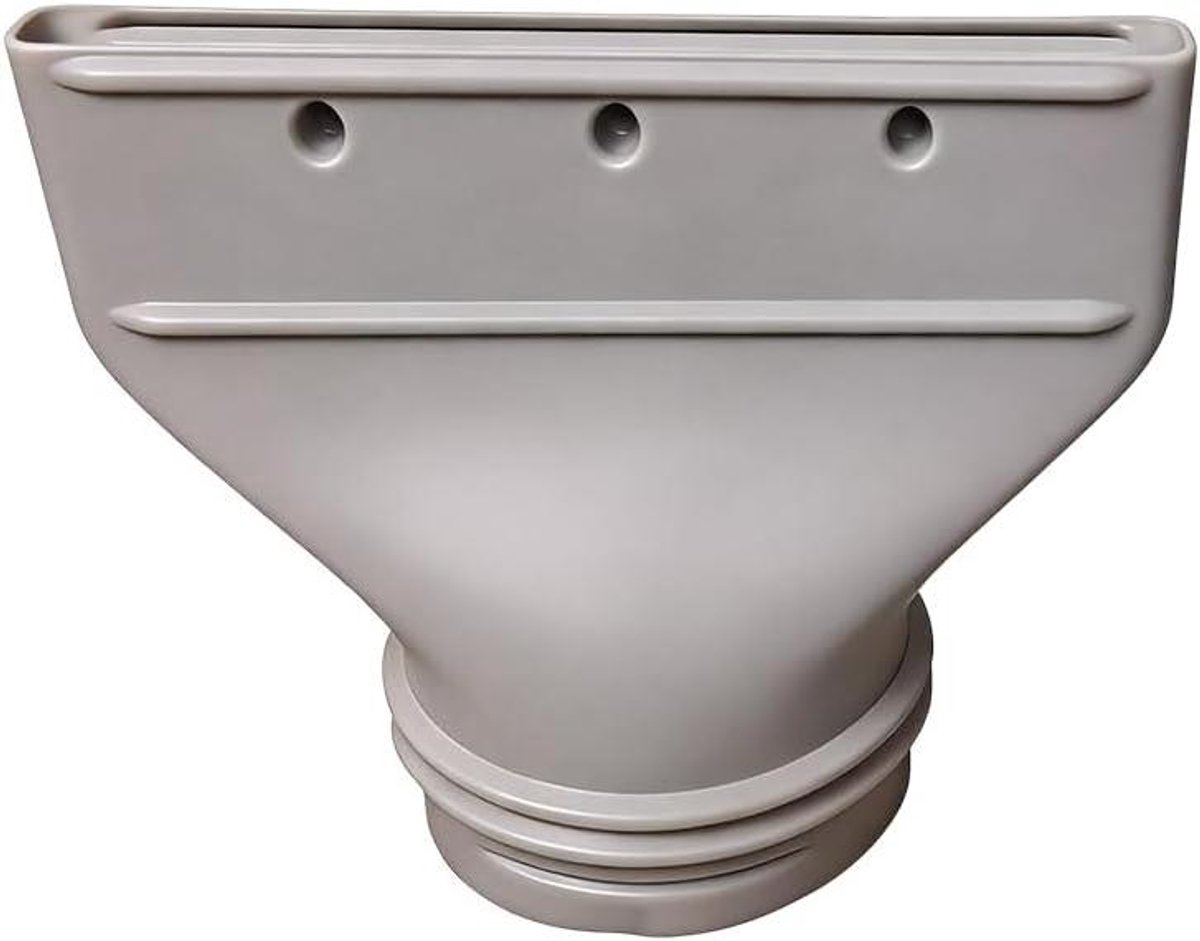 Afvoerslang Adapter - Slang Tule Raamdoorvoer - Airco Installatie - Universele Diameter - Ø 130-150 mm - Grijs