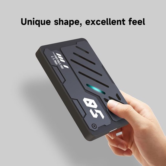 Externe Harde Schijf - Draagbare Opslag - Bestanden Opslaan - Type-C SuperSpeed - 1 TB - Zwart — afbeelding 4