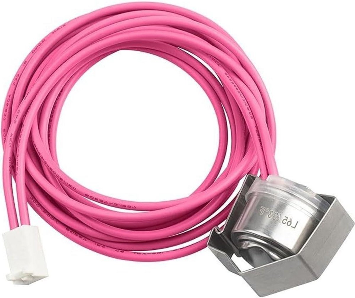 Tuimelschakelaar voor HVAC-systemen, 8 x 8 x 8 inch, warmtepomp ontdooien temperatuursensor, 3-140 °F ± 2% nauwkeurigheid, detectie van dichtbij 5 cm, industriële verwarmings- en koeltoepassingen