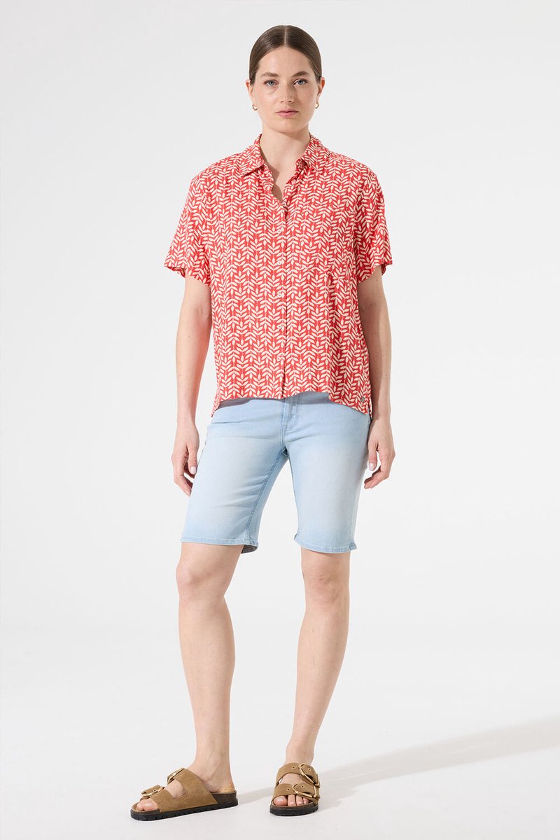 Tripper Dames Blouse Rood - Maat L