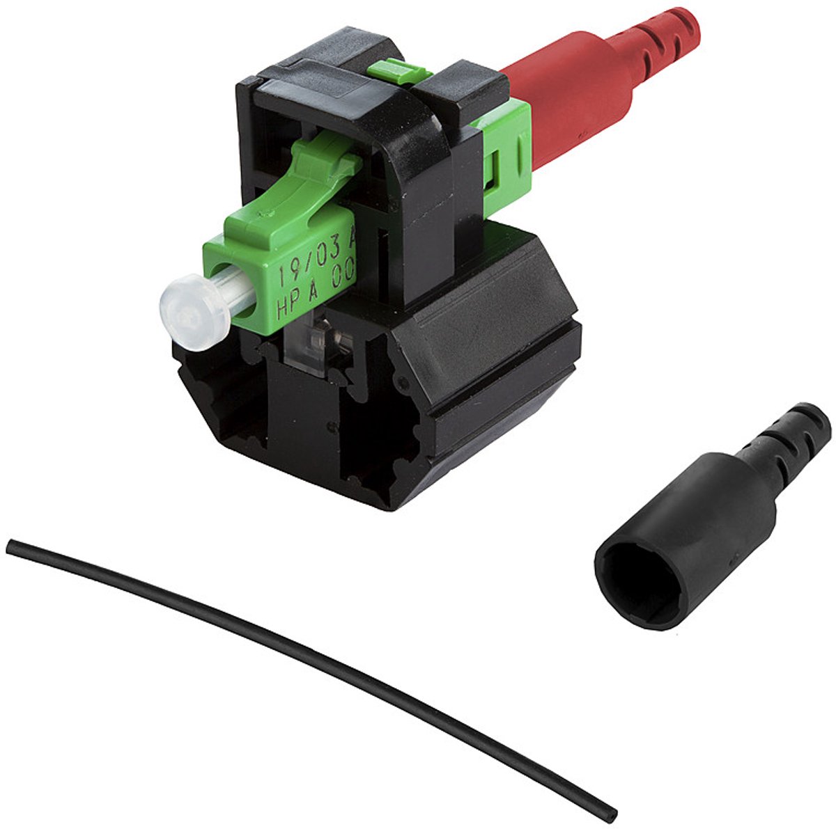 Metz Connect OpDAT FASTTM Hybride connector kit LC APC OS2 10 stuks voor aders, 1509QAJA0010-E