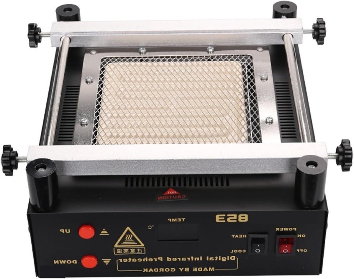 Soldeerstation - Verwarmingsstation - Precisie Reparatie - Digitale Display - Mini - Zwart