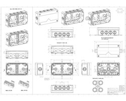 Spelsberg Abox 025/2-L Aftakkast (l x b x h) 87 x 152 x 52 mm Grijs IP66 1 stuk(s)