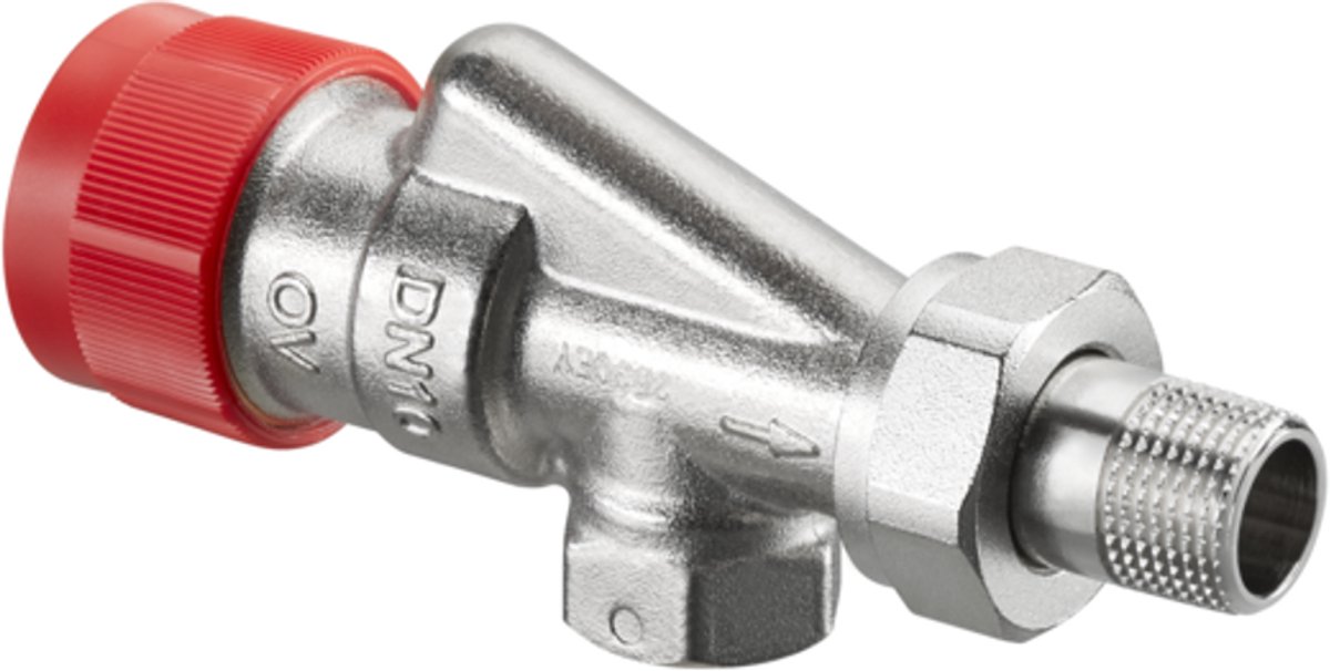OVENTROP Thermostaatventiel AF voorloop axiaal DN 10, Rp 3/8 x R 3/8, PN 10, 1180903
