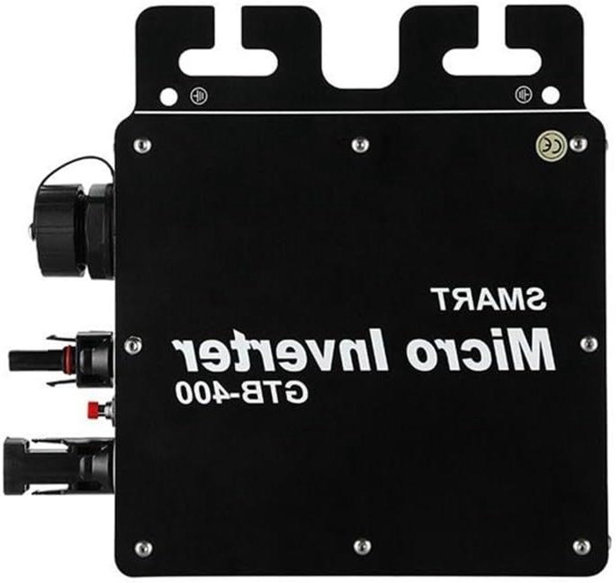 Zonne-energie Omvormer - Netgekoppelde Omvormer - Energie Oogsten - MPPT Tracking Technologie - 400 Watt - Zwart