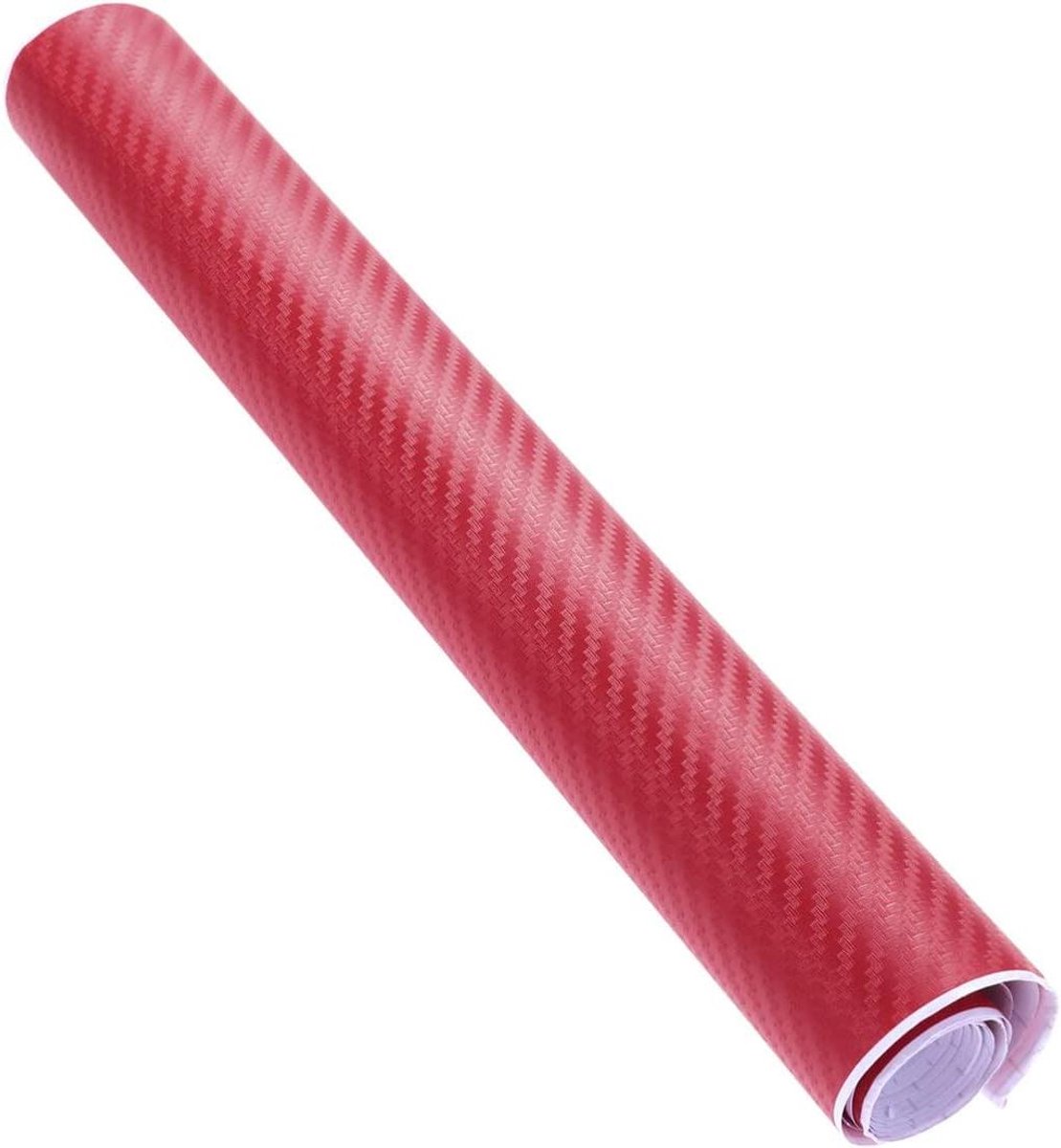 SOLUSTRE Carbon Fiber Wrap Sticker Voor Auto Meubilair Zelfklevend Rood Voor Laptops Raamd