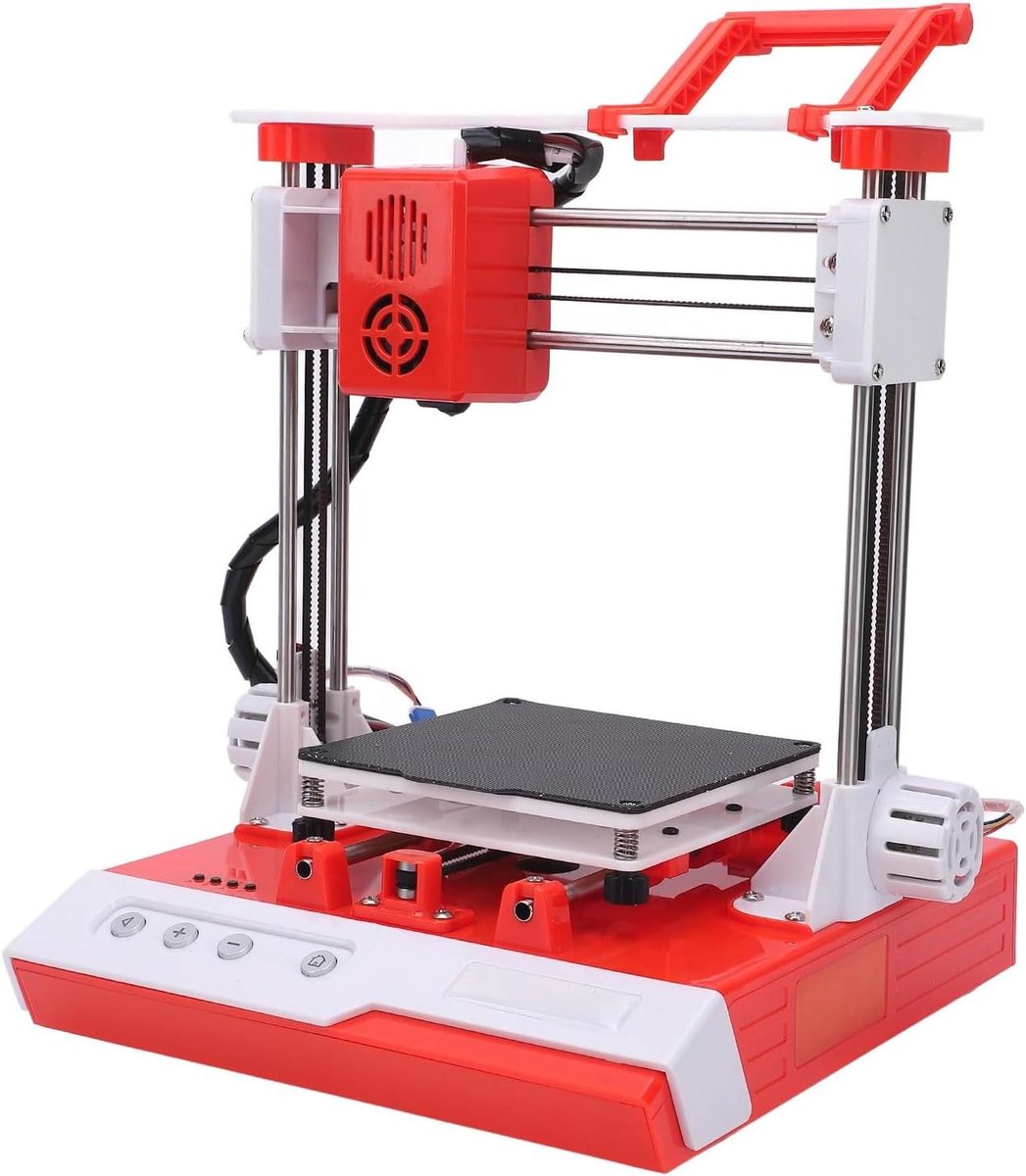 3D Printer - Beginner Printer Hobby Printer - Objecten Printen - Snelle Verwarming - 100x100x100 Mm - Zwart
