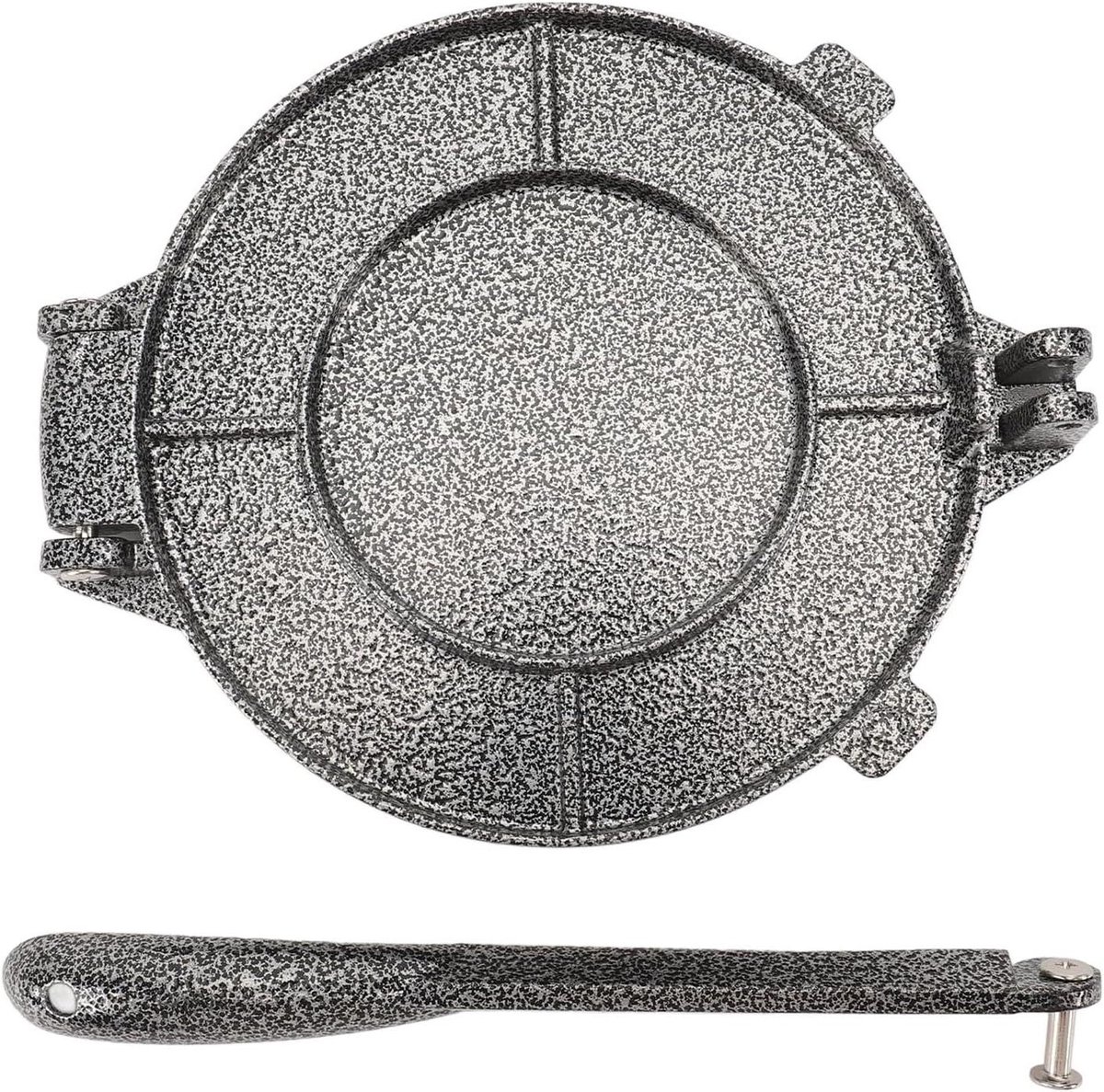 Srliya Bloem Tortilla Press Tortilla Tortilla Press 6,3 Inch Aluminium Legering Bloem Deeg Tortilla Taco Press Roti Maker voor Thuis Ontbijt