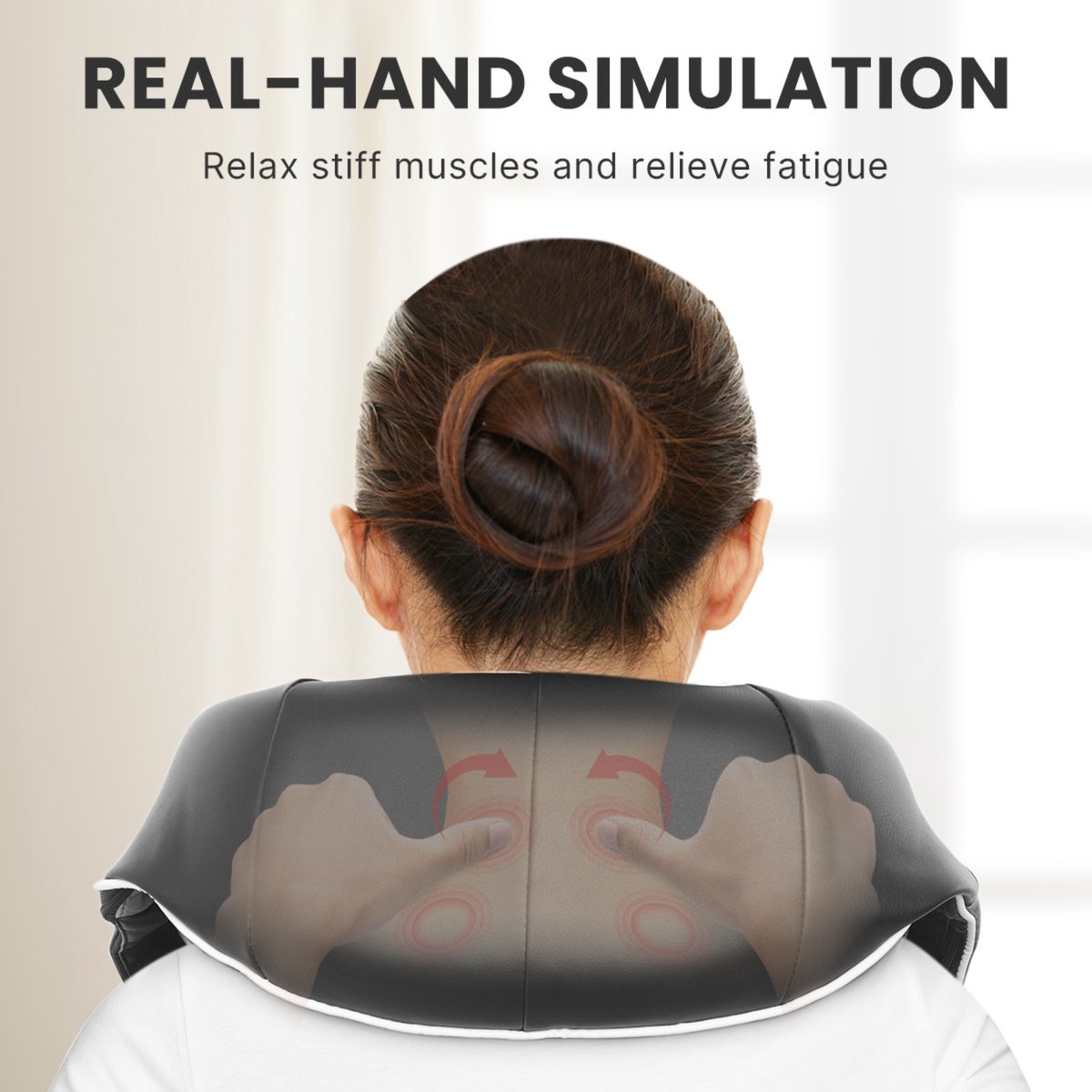 RENPHO Shiatsu Nekmassage Apparaat 5D Diepe Weefselmassage - afbeelding 3