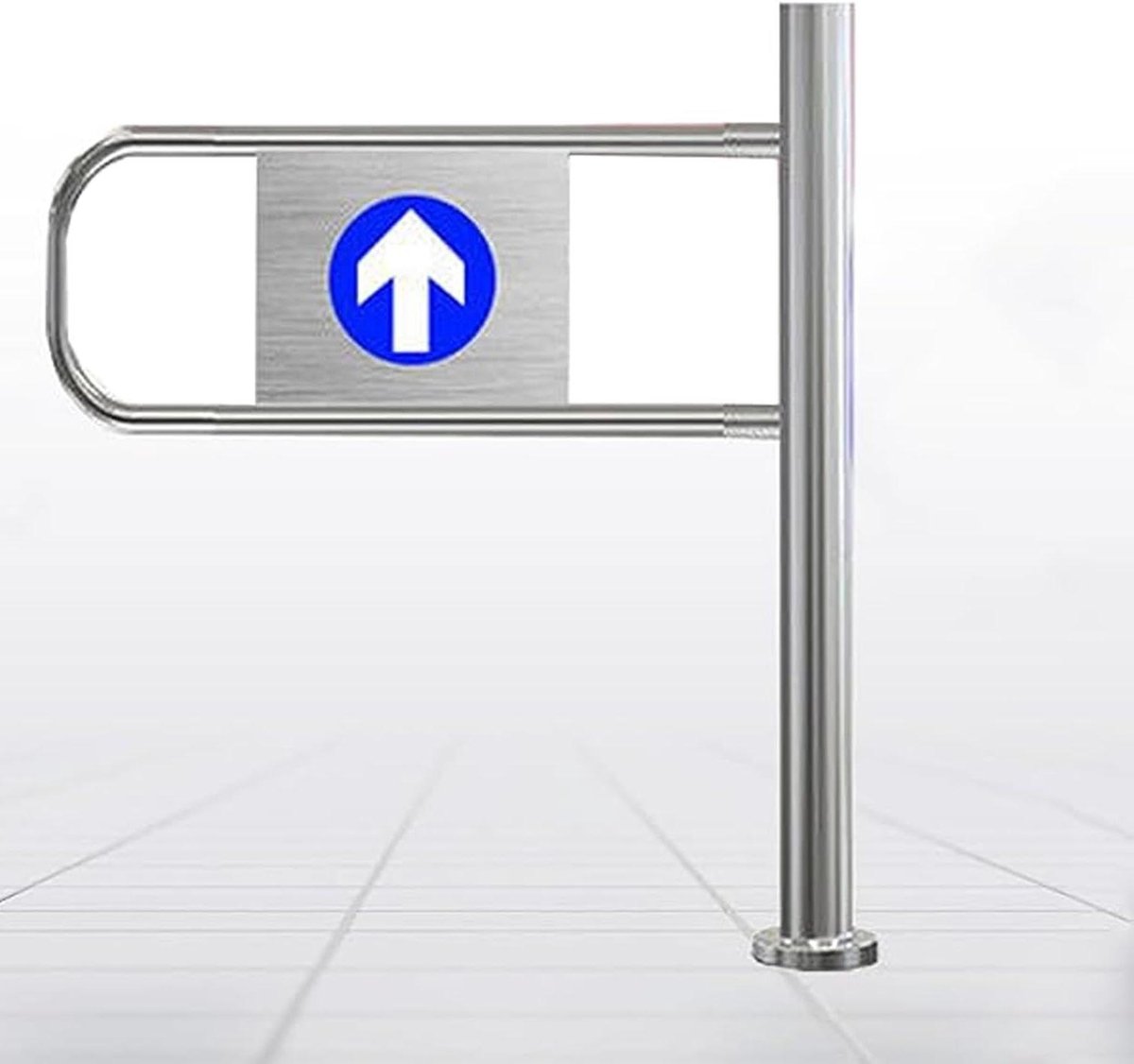 Universele Swing Ber voor Markt Entry 90x100cm Eenrichtingsdeur Securi Gate voor Winkels & Libes Industriële Magazijn Toegangscontrole Linker Deur Ontwerp