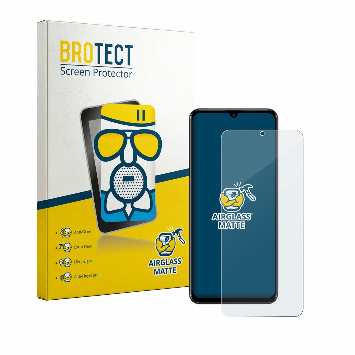 BROTECT - Screenprotector voor Invens Halo 5 - Folie Beschermfolie Beschermglas matte