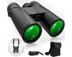 HAILM Binoculars 12x42 Waterproof High Magnification High Definition Professional Big Vision Travel for Adults and Children Essentials for Bird Watching Sightseeing Concerts Hunting Hiking