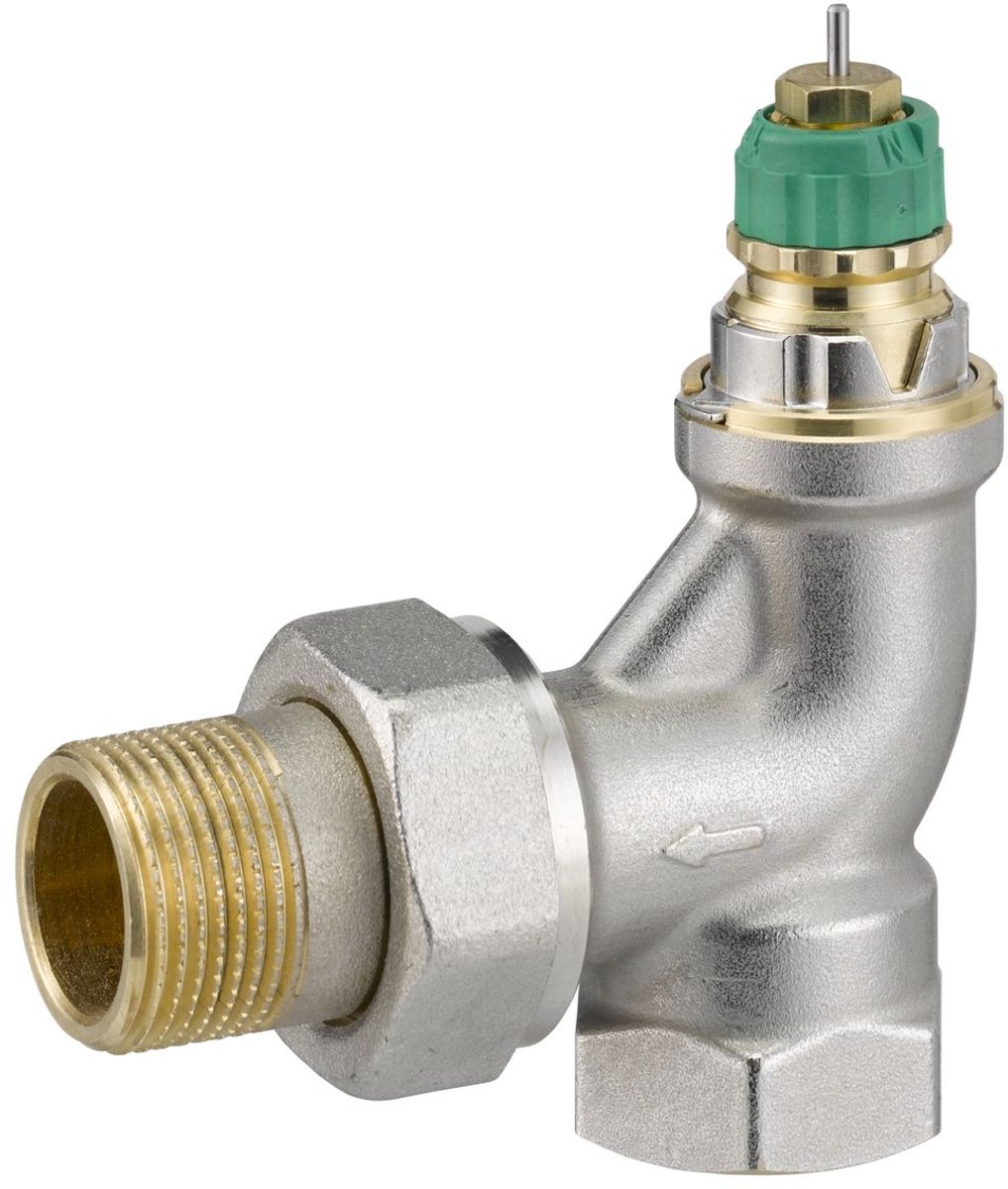 Danfoss Dynamic Valve thermostatische radiatorafsluiter haaks 3/4 instelbaar debiet van 25 135 l/h RA DV