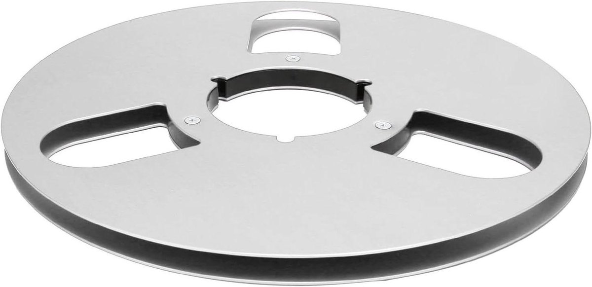 Lege Haspel - Spoel Reel - Opnemen Afspelen - Windbestendige Gaten - 10 Inch - Zilver
