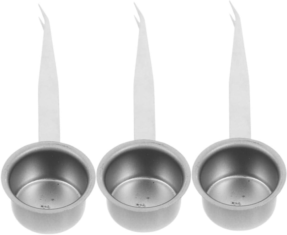 Kaarsenblusser Set - Vlam Doffer - Veilig Kaarsen Doven - Hittebestendig Blik - 14.50X4.00X2.00CM - Zilver