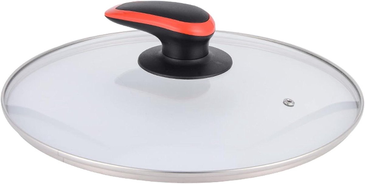 Pan Deksel - Glazen Deksel - Koken - Gehard Glas - 18cm - Transparant