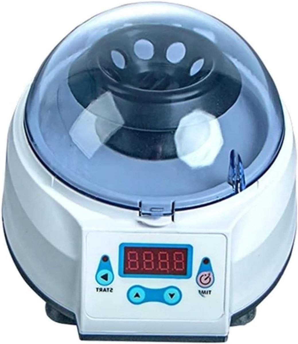 Mini Laboratorium Centrifuge - Kleine Machine - Experimenten Uitvoeren - 8000 RPM Snelheid - 8 Buisjes Capaciteit - Wit