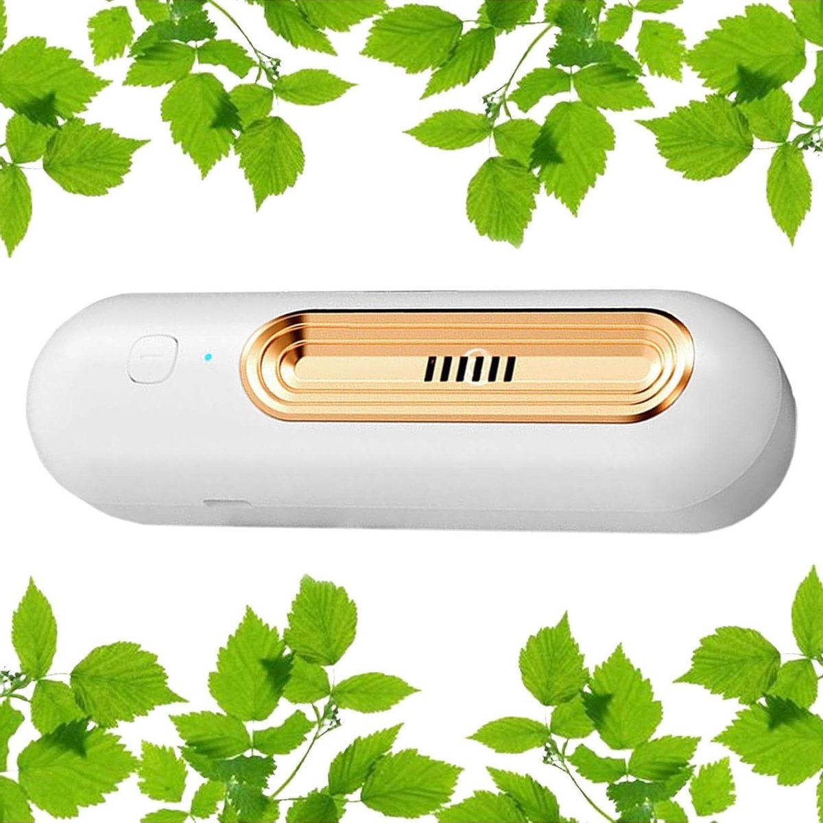 Koelkast Geurverwijderaar - Luchtverfrisser Keuken - Frisse Lucht Behoud - USB Oplaadbaar - 14.5 cm - Zilver