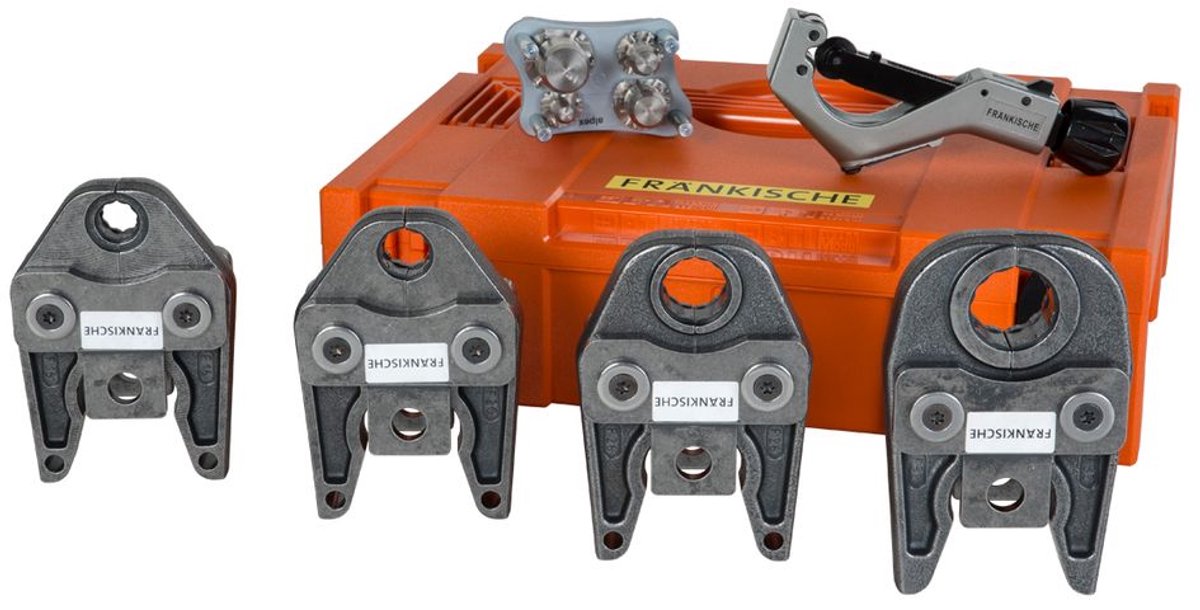 Fränkische Universeelbox alpex F50 PROFI easy run 16-32 mm incl. gereedschapsuitrusting, 79400446