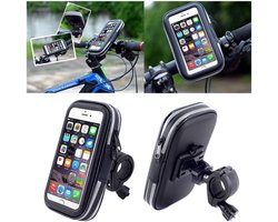 Professionele, reflecterende houder voor fietsen, stuur en draaibaar, waterbestendig, voor motorfietsen, 360, compatibel met Elephone S2 Plus – zwart