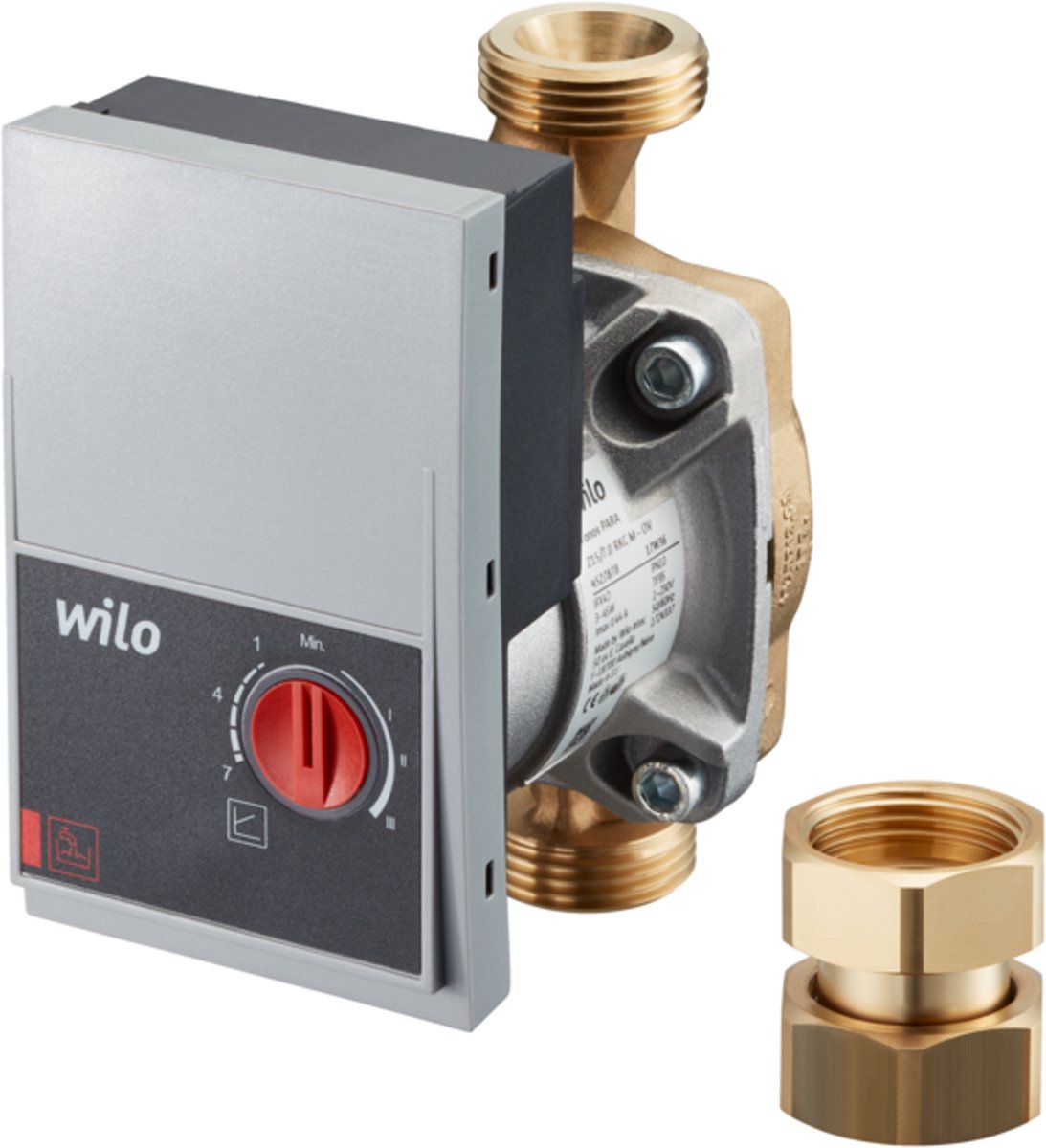OVENTROP Hoogrendement circulatiepomp voor Regumaq X-80 drinkwatercirculatieset, Wilo PARA BZ Z 15-130/7-50/SC, 1381591