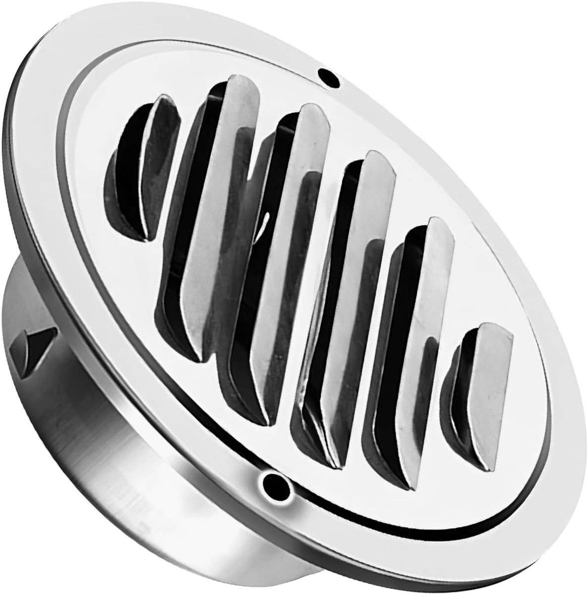 Ronde Ventilatierooster 100 mm met Insectenbescherming - Roestvrijstalen Afdekking voor Afzuigkap, Garage en Buitengebruik - 100 Stuks