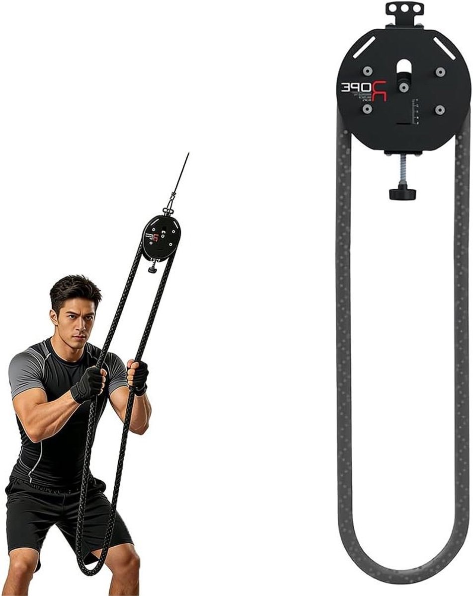Endless Rope Trainer - Weerstandstrainer Katrolsysteem - Full Body Workout - Instelbare Weerstand - Minder dan 7.5 kg - Niet gespecificeerd