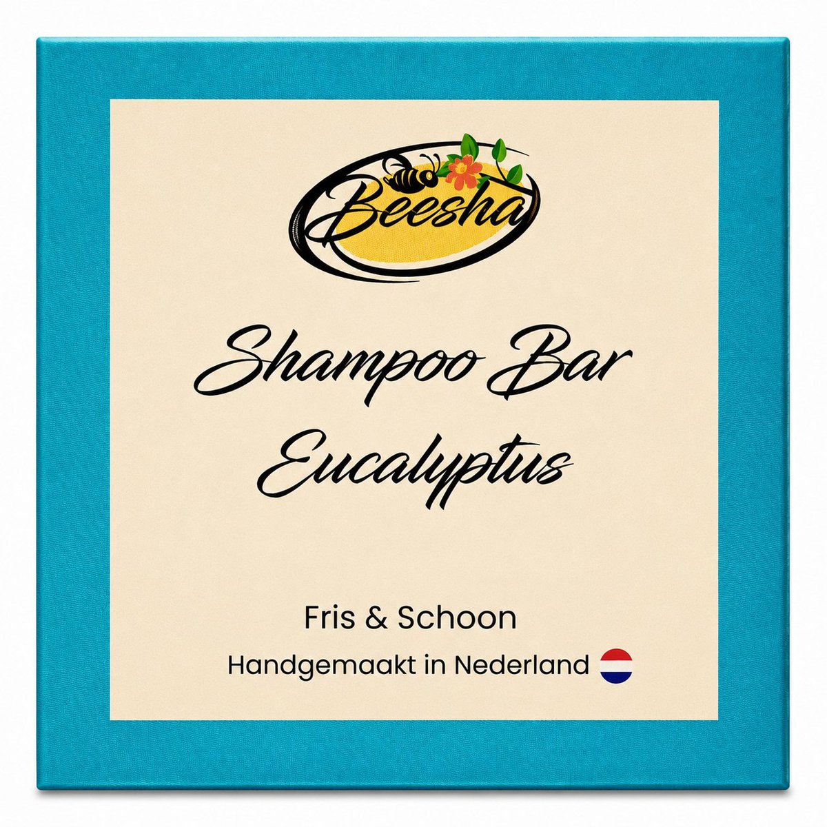 Beesha - Shampoo Bar Eucalyptus - Vegan - Sulfaatvrij - Parabeenvrij - CG Proof