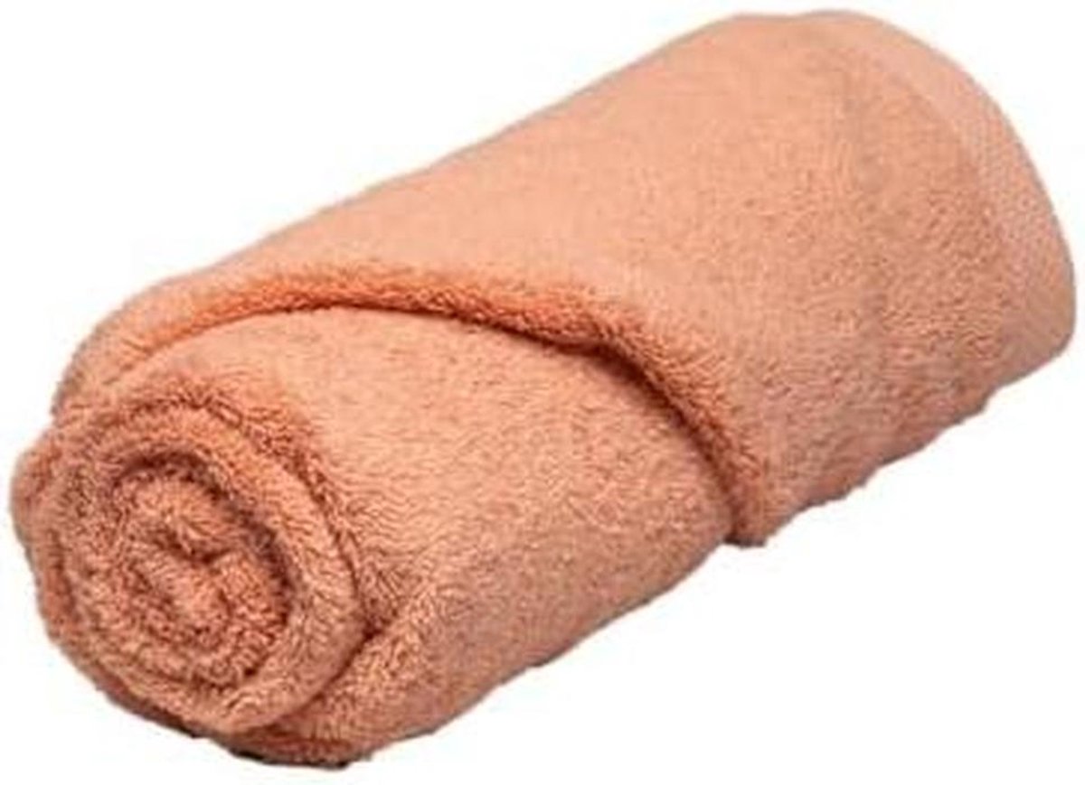 Badhanddoek - Luxe handdoek - Badkamer comfort - Hotelkwaliteit katoen - 70x140 cm - Zalm