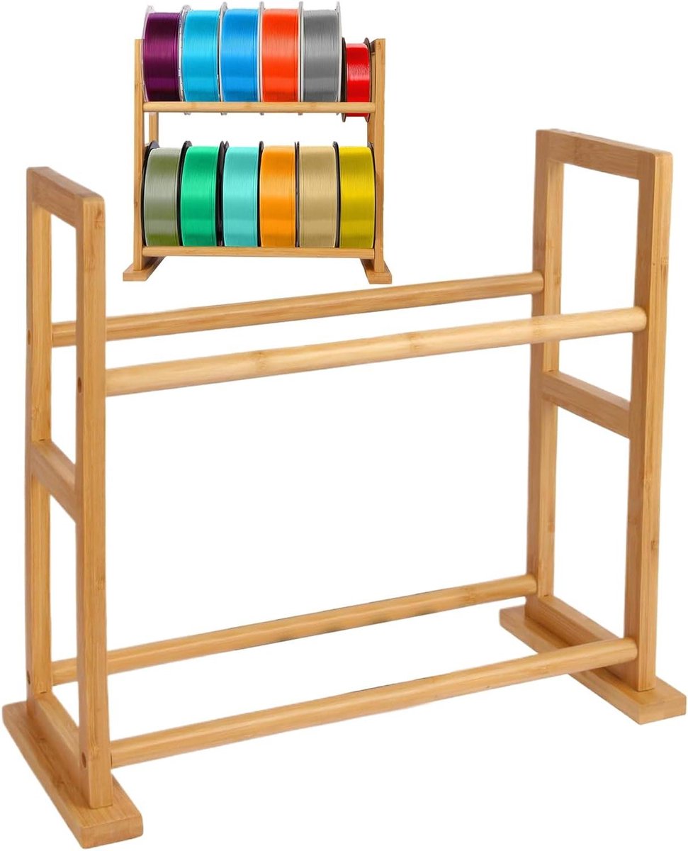 Filament Houder - Spoel Organizer - 3D Printen - Dubbel Laags Ontwerp - 50 x 210 x 50 mm