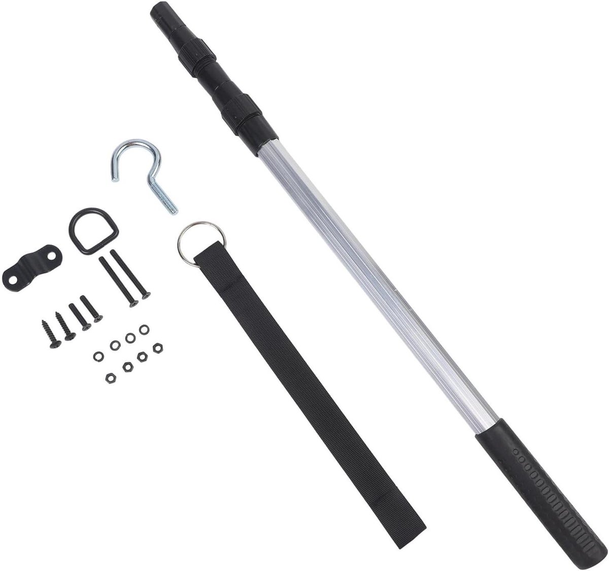 Zolder Ladder Pull-Down - Telescopische Haak Kit - Ruimte Toegankelijkheid Verbeteren - Aluminiumlegering Constructie - 53 cm tot 11 m