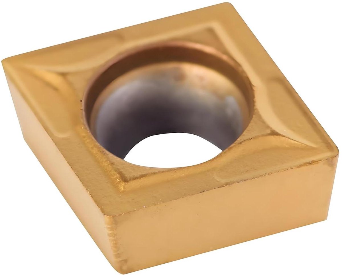Carbide Tips - Metaal Frezen - Staal Bewerken - Hoge Slijtvastheid - 10 Stuks - Goud