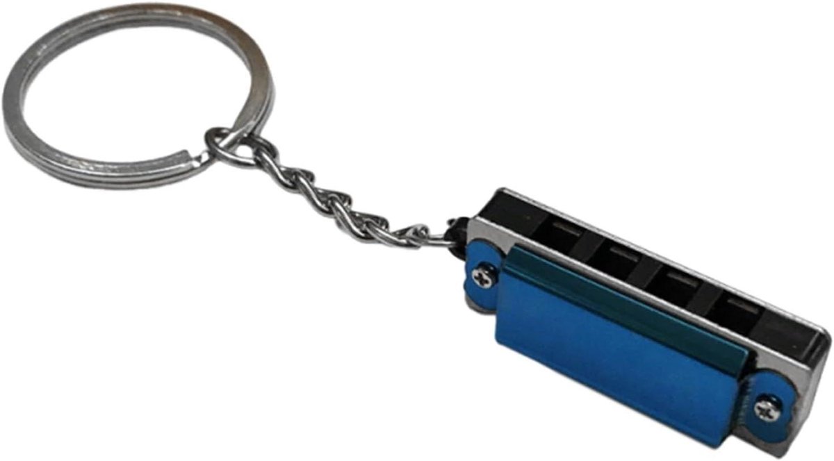 Kleine Mondharmonica - Sleutelhanger Instrument - Muziek Leren - Draagbaar Muziekinstrument - 4 Gaats 8 Gaats - Willekeurige Kleur