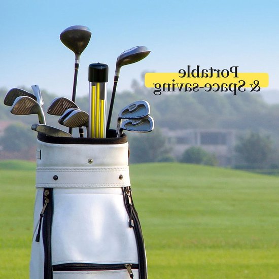 Dailygoods- Uitlijnstokken set van 2 - Inklapbare Trainingshulpmiddelen - Lichtgewicht Glasvezel - 122 cm Lengte - Verbeter Swinguitlijning - Inclusief Opbergkoker - Golfstokken van Dailygoods — afbeelding 3
