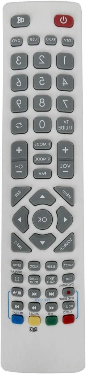 Televisie Afstandsbediening - Afstandsbediening TV - TV Bediening - Specifiek Model - 10 Meter Bereik - Zwart