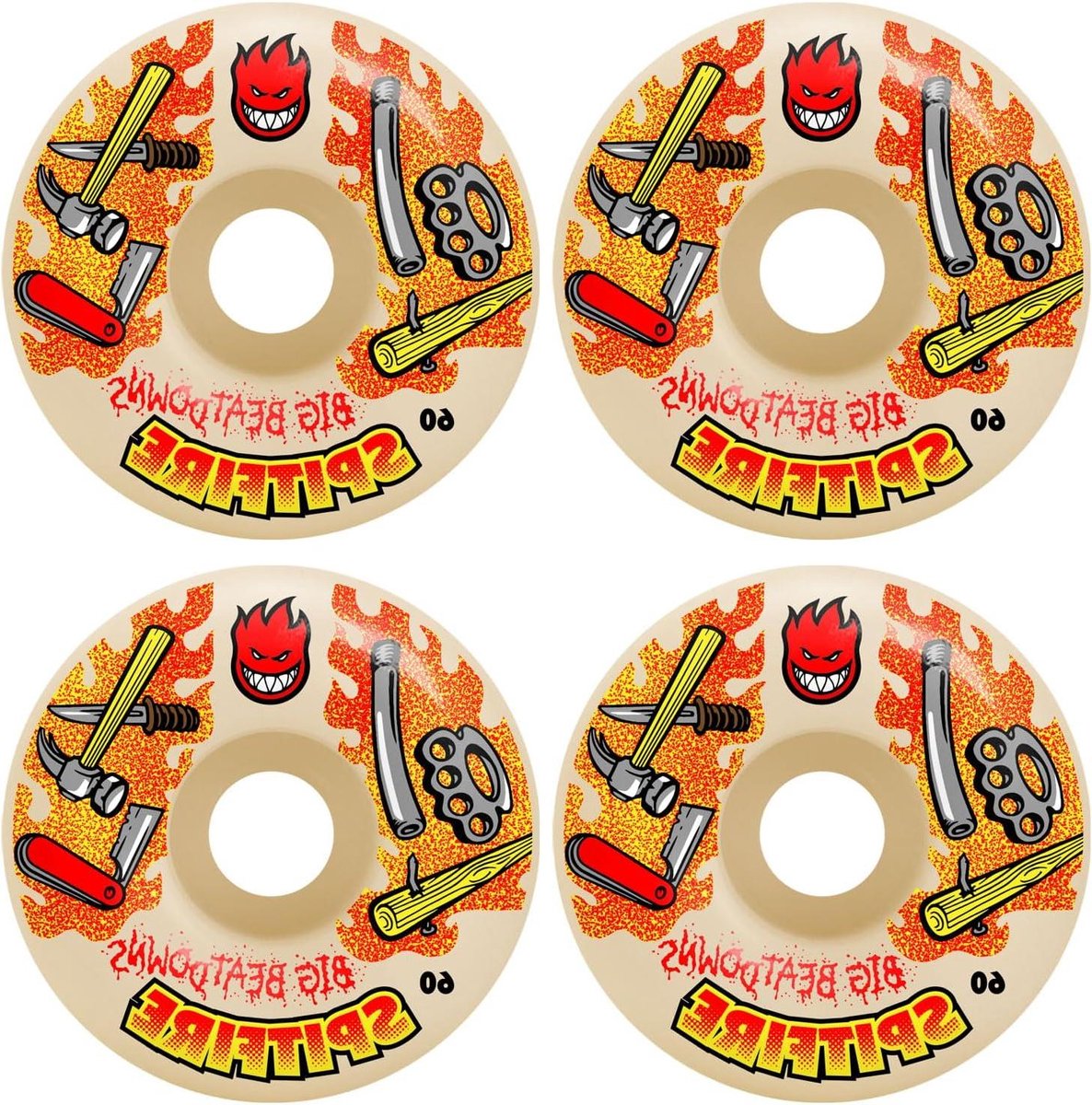 Skateboard Wielen Outdoor Wielen Street Skaten Hoge Snelheid Controle 60mm 99A Naturel