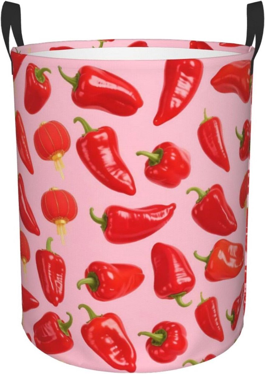 Wasmand Kledingmand Opslag Vuile Kleding Sorteren Waterdichte Oxford Stof 496x357 cm 3D Paprika's