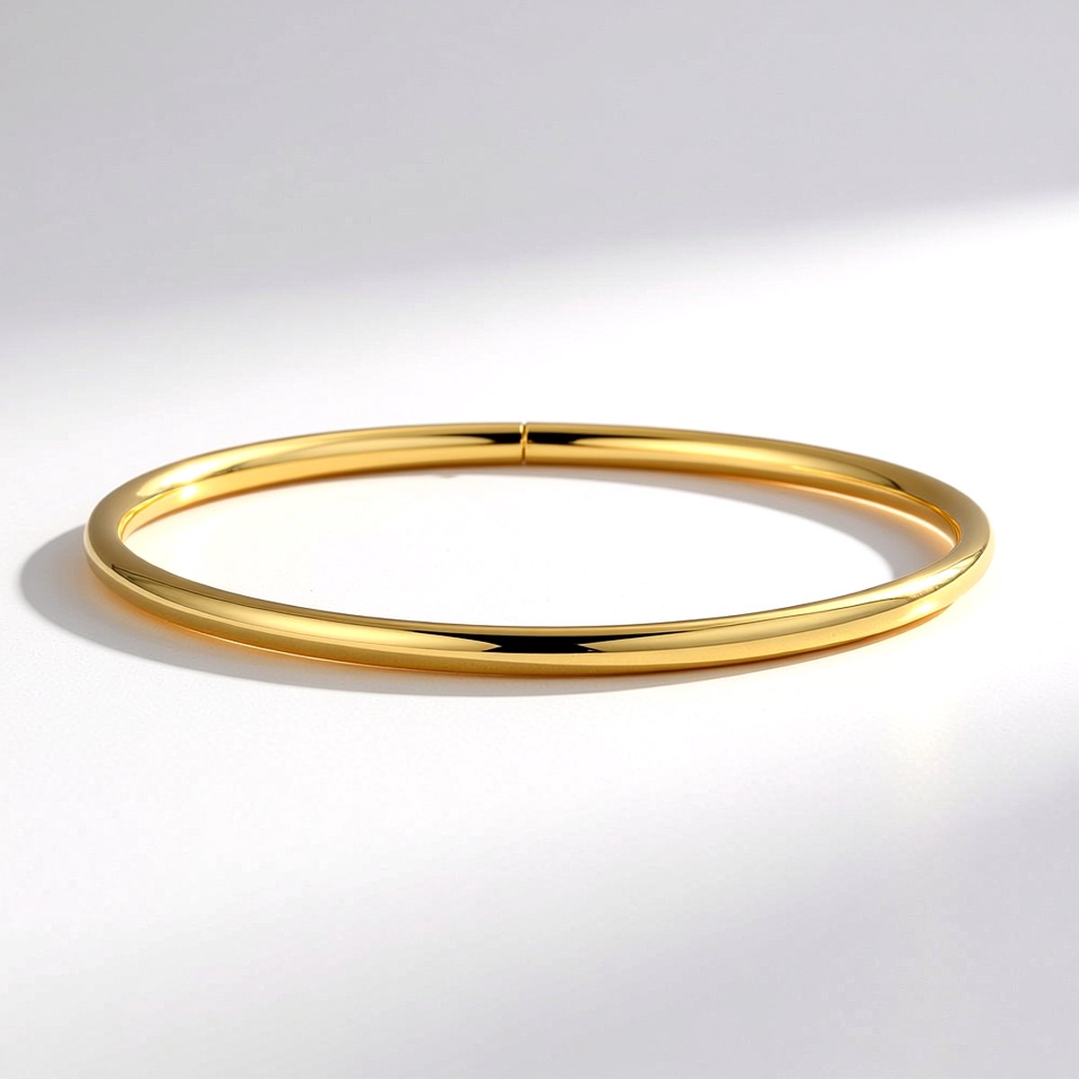 Cavill - Zilveren armband dames - 925 Sterling zilver verguld - Minimalistisch, lichtgewicht & elegant - Polssieraad 68x55 mm