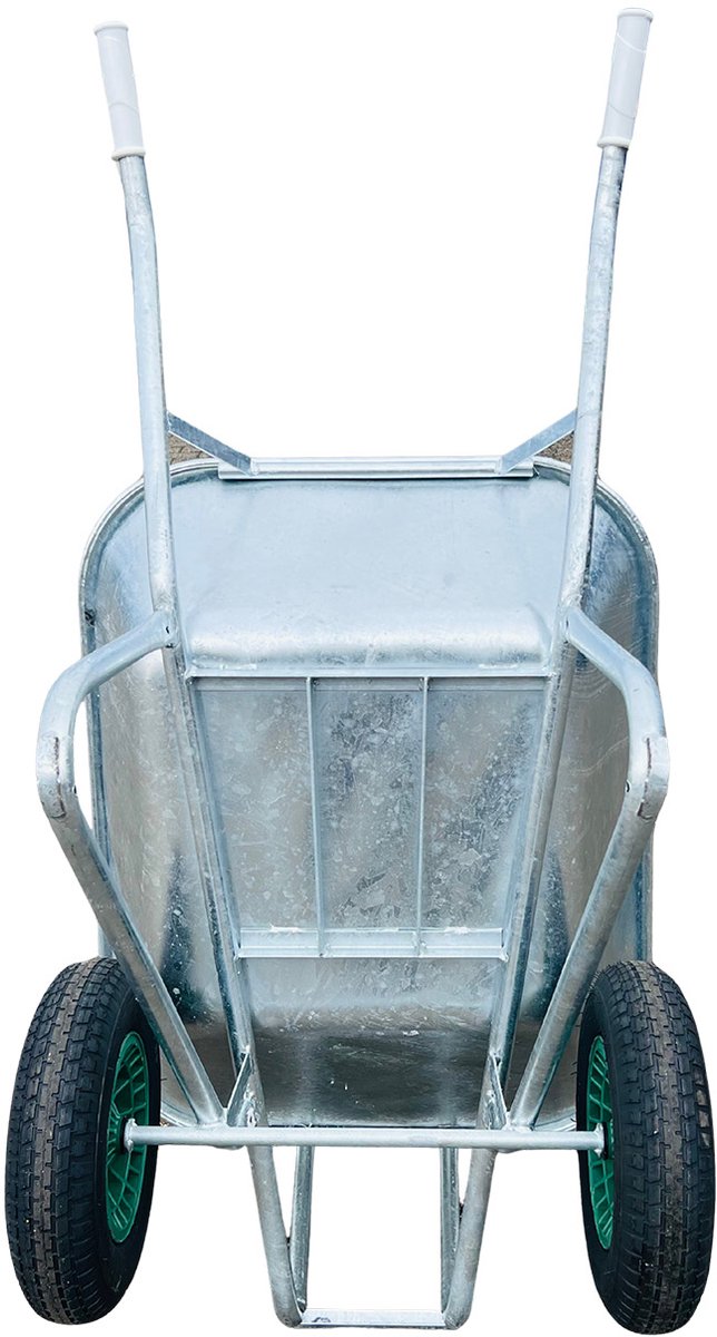 Grote kruiwagen Kruiwagen 2-wiel "Farmer II" thermisch verzinkt 200 liter voerkruiwagen Tuinkrui Kruiwagen Dubbele kruiwagen van Merkloos	 — afbeelding 4