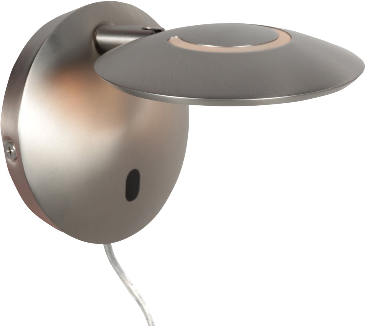Steinhauer Exclusive - wandlamp - Zenith2 - staal - kunststof metaal - Ø 15cm - LED - 4396ST